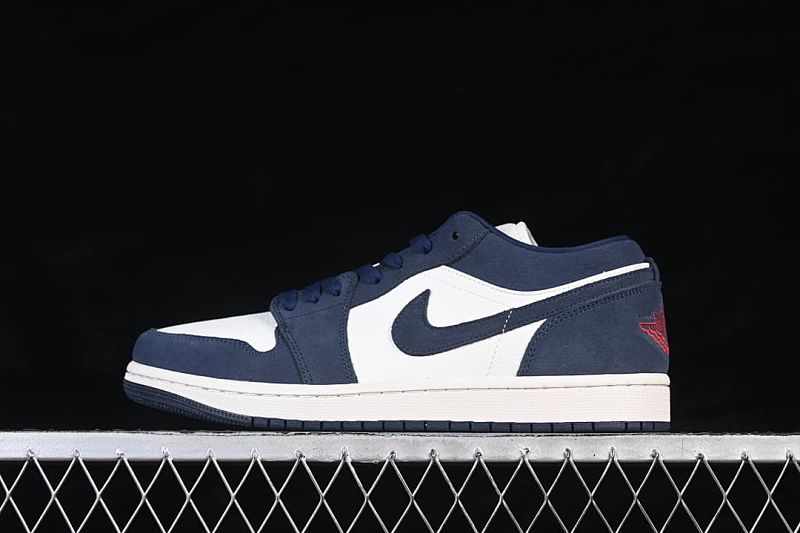 Air Jordan 1 Low White/Navy