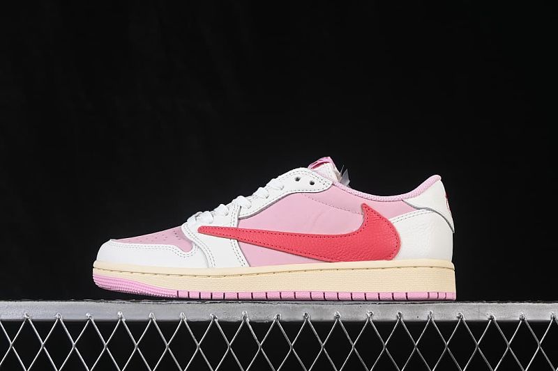 Travis Scott x Air Jordan 1 Low OG AJ1 Collaboration Reverse Swoosh
