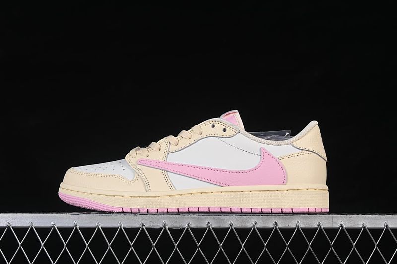 Travis Scott x Air Jordan 1 Low OG AJ1 Reverse Swoosh Low-top