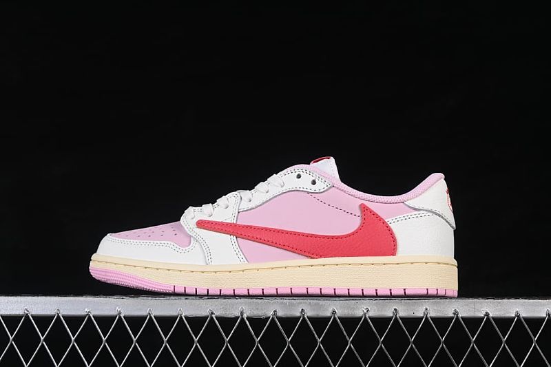Travis Scott x Air Jordan 1 Low OG AJ1 Reverse Swoosh Low-top