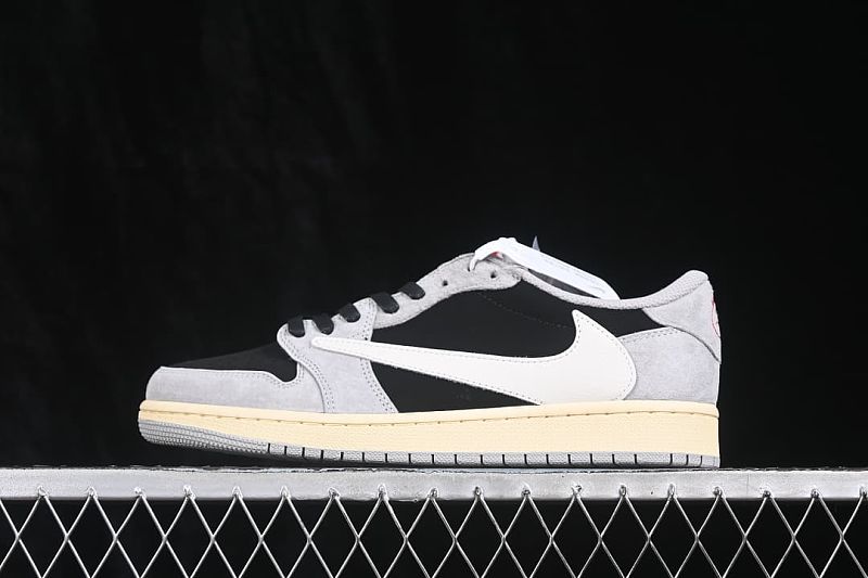 Travis Scott x Air Jordan 1 Low OG AJ1 Reverse Swoosh Low-top