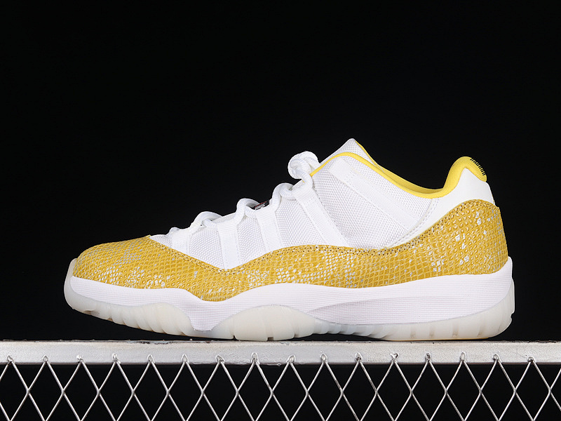 Air Jordan 11 Low SE Yellow Snakeskin