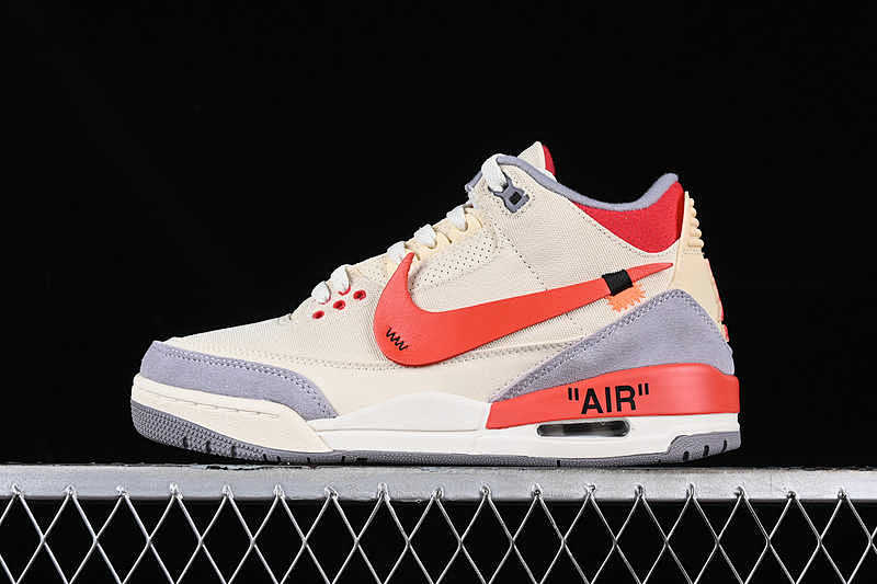 Air Jordan 3 Co-Branding Cement Grey Canvas