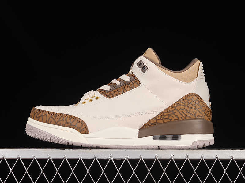 Air Jordan 3 Palomino Mocha Elephant Print