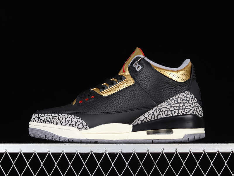Air Jordan 3 Retro Black Gold