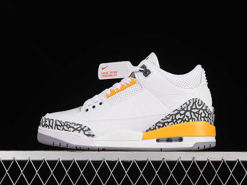 Air Jordan 3 Retro White/Yellow