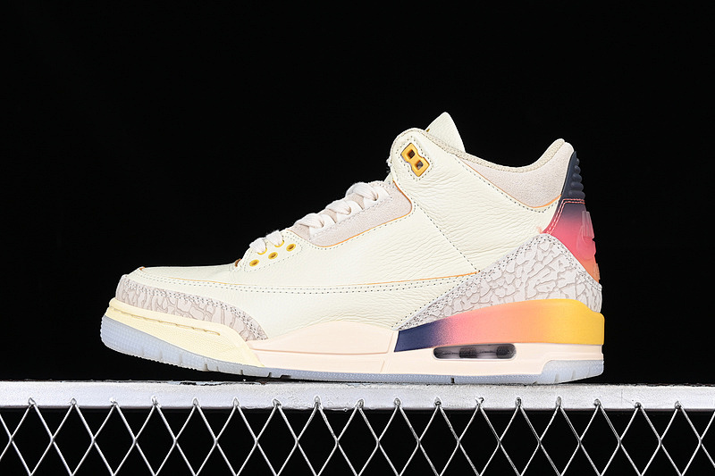 J.Balvin x Air Jordan 3 Retro AJ3 Jordan 3 Rainbow Gradient
