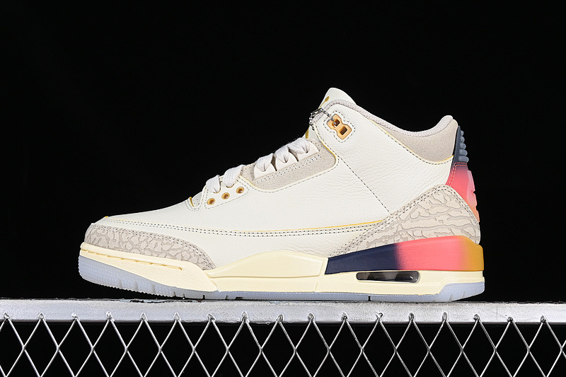 J.Balvin x Air Jordan 3 Retro AJ3 Jordan 3 Rainbow Gradient