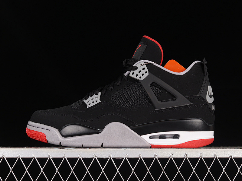 Air Jordan 4 Retro Bred AJ4 Black/Red