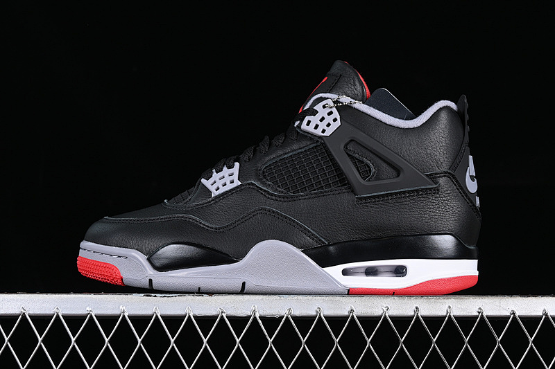 Air Jordan 4 Retro Bred Reimagined AJ4 Black/Red
