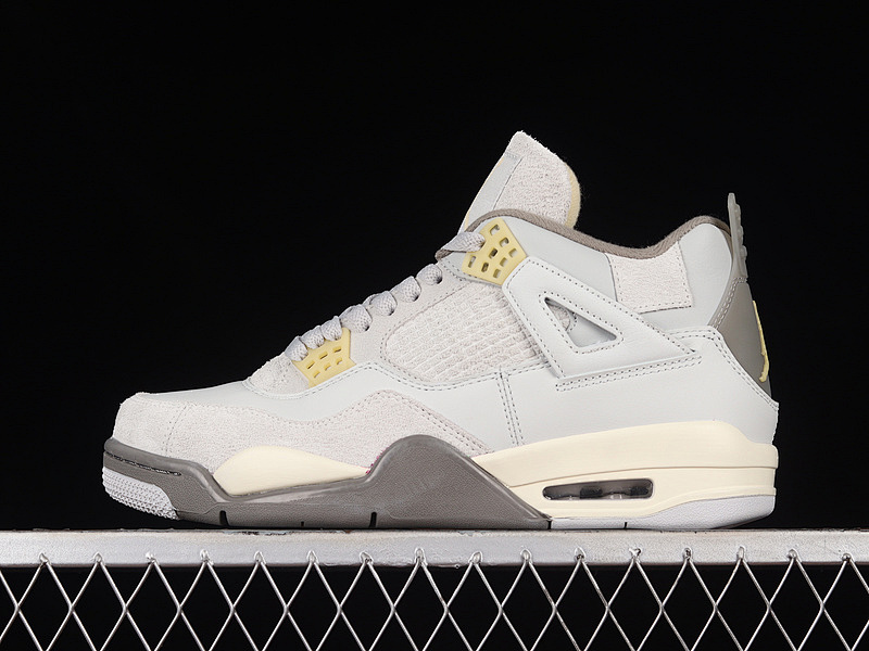 Air Jordan 4 Retro Craft Grey Cement