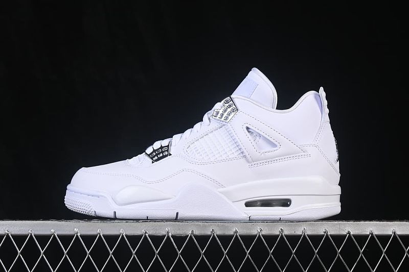 Air Jordan 4 Retro Pure Money AJ4 White Cat