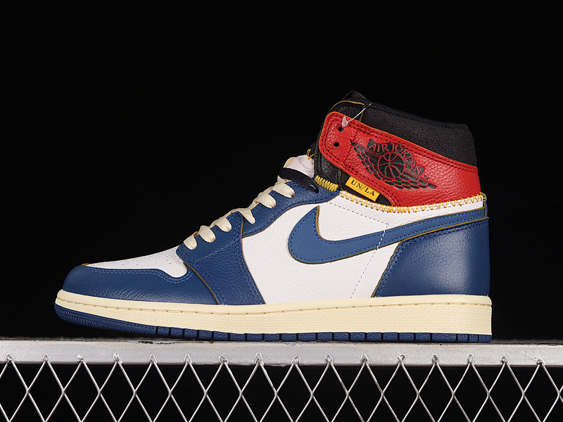 Air Jordan 1 x Union Limited Collaboration Four-color Deconstructed High-top Basketball Shoes