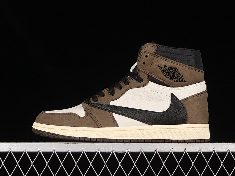 Travis Scott x Air Jordan 1 High OG AJ1 Reverse Swoosh Limited Release