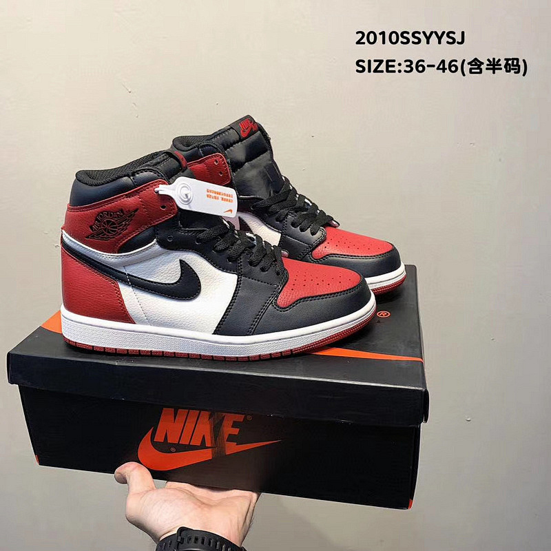 Air Jordan 1 High Black/Red/Sail
