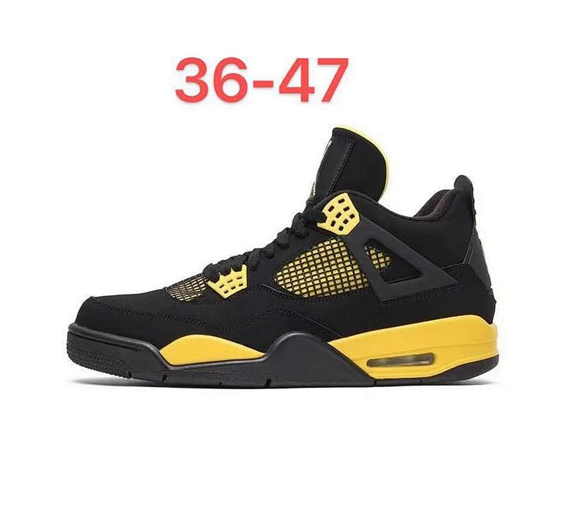 Air Jordan 4 Black Yellow