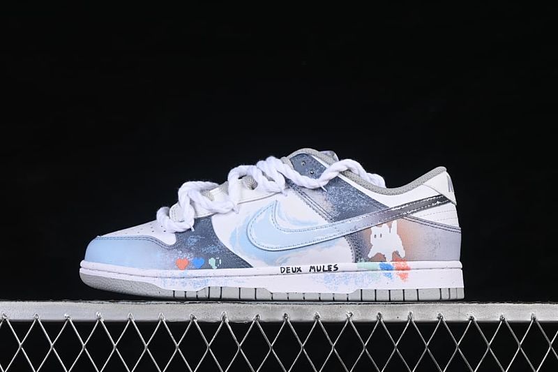 SB Dunk Low Dreamy Starry Sky Straps Low-top Casual Skate Shoes