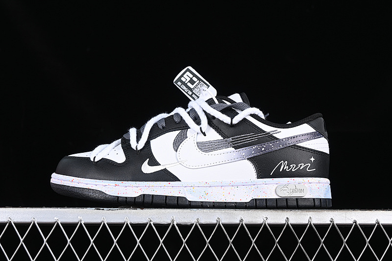 FD4623-160 04.jpeg CS Edition Nike Dunk Low Multi Color Vibrant Triple Swoosh Custom Deconstructed Strap Casual Skate Shoes