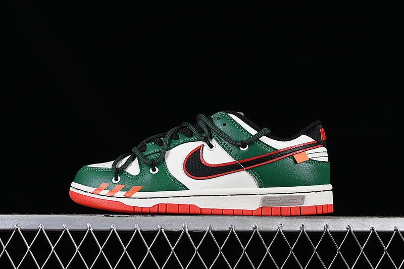NBA x Nk Dunk Low Panda Prank Retro Warning Line 2.0 SB Strap Low Casual Skate Shoes