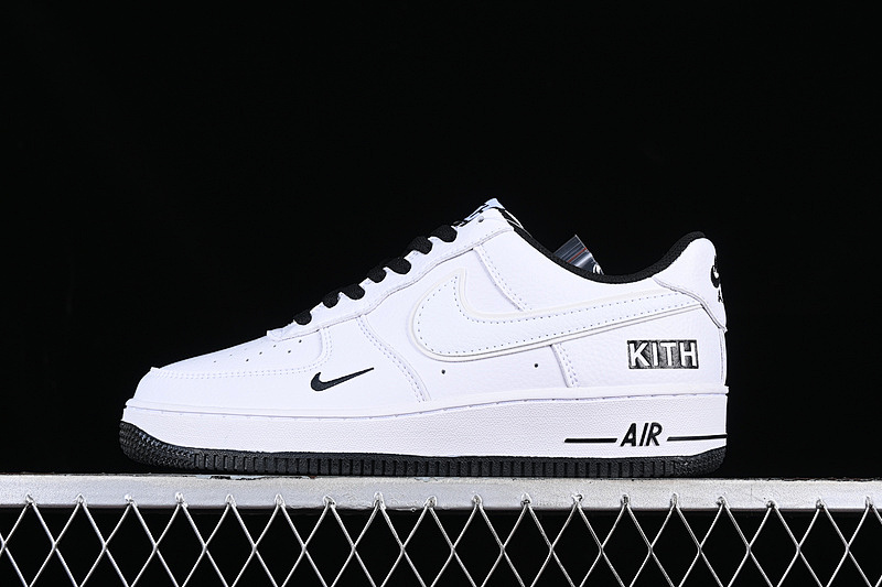 KT1659-001 04.jpeg Kith x Nk Air Force 1'07 Low Collab White Black Classic Air Force 1 Low Casual Skate Shoes