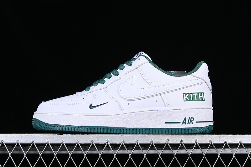 KT1659-003 04.jpeg Kith x Nk Air Force 1'07 Low Collab White Green Air Force 1 Low Casual Skate Shoes