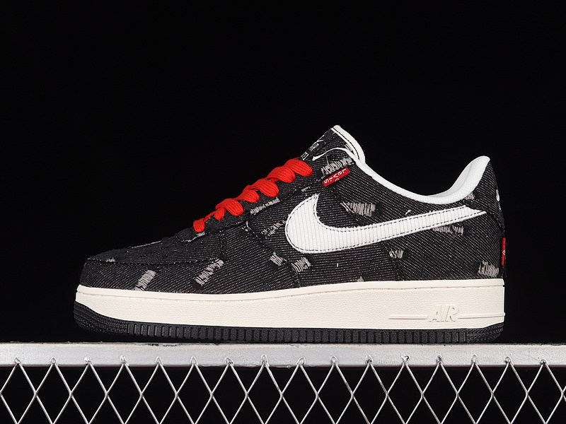 LE5050-011 04.jpeg Levi's x Nike Air Force 1'07 Low Levi's Collaboration Denim Air Force 1 Low-top Casual Skate Shoes