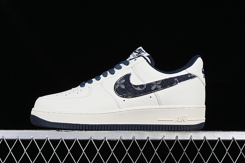 LV0506-011 04.jpeg Louis Vuitton x Nike Air Force 1'07 Low Collaboration Air Force 1 Low-top Casual Skate Shoes