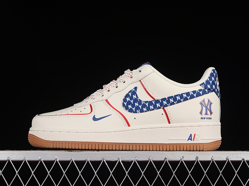 DR9868-500 04.jpeg MLB x Nike Air Force 1'07 Low Collaboration Air Force 1 Low-top Casual Skate Shoes