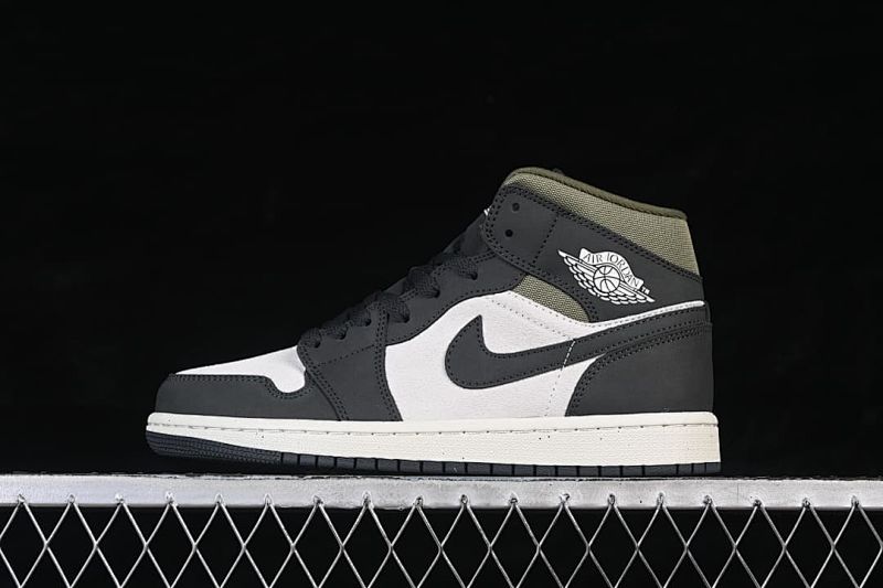 Air Jordan 1 Mid Olive Green