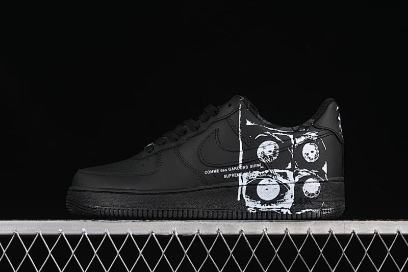 Comme Des Garcons x Air Force 1 Low CDG Collaboration Air Force 1 Low-top Casual Skate Shoes
