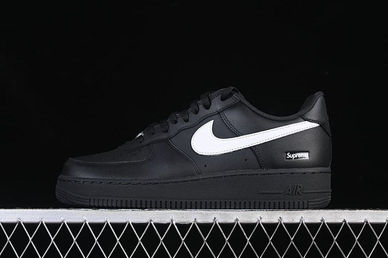 Supreme x Air Force 1 '07 Low Collaboration Air Force 1 Low-top Casual Skate Shoes