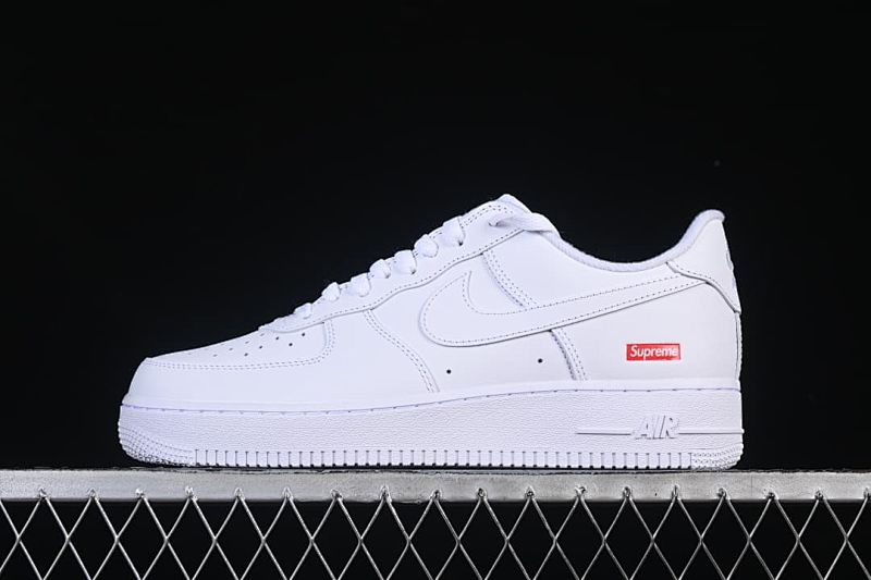 Supreme x Air Force 1 '07 Low Collaboration Air Force 1 Low-top Casual Skate Shoes
