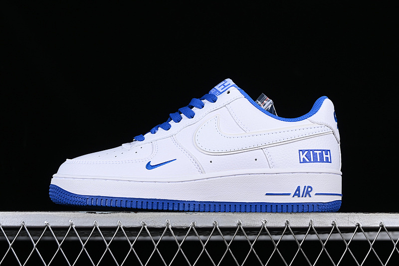 Kith x Air Force 1 '07 Low White/Royal Blue