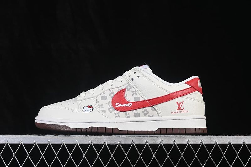Nike SB Dunk Low Cream/Red/Brown