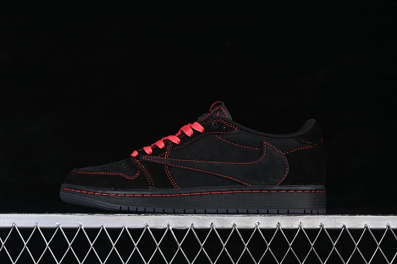 Travis Scott x Air Jordan 1 Low OG AJ1 Jordan 1 Collaboration Reverse Swoosh