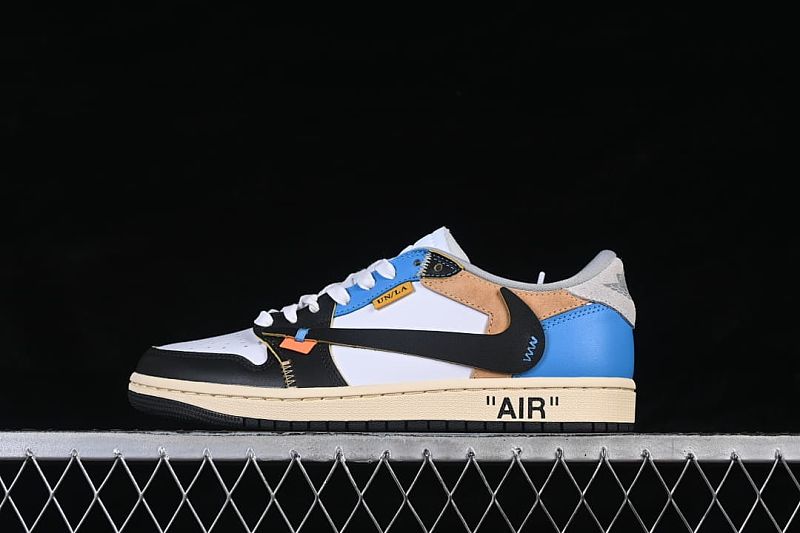 XZ6868-006-2 04.jpeg Travis Scott x Air Jordan 1 Low OG AJ1 Jordan 1 Collaboration Reverse Swoosh