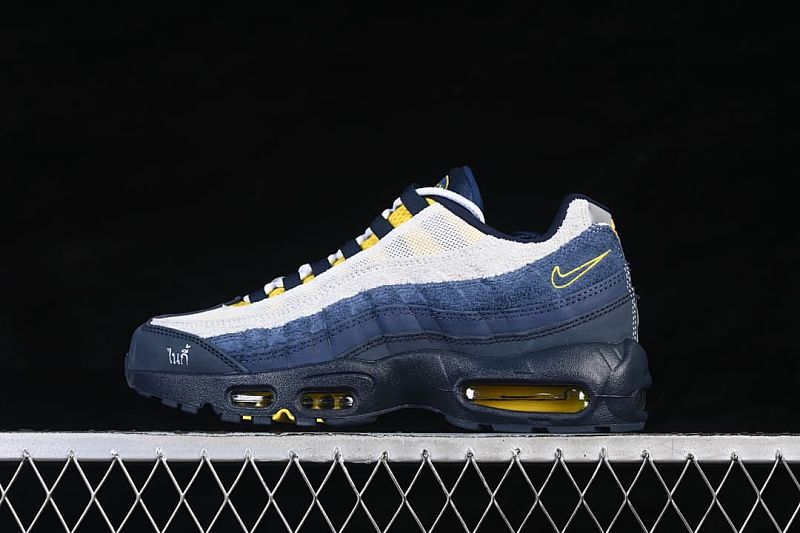 HQ8492-400 04.jpeg GX Air Max 95 Retro Cushioned Air Cushion Running Shoes