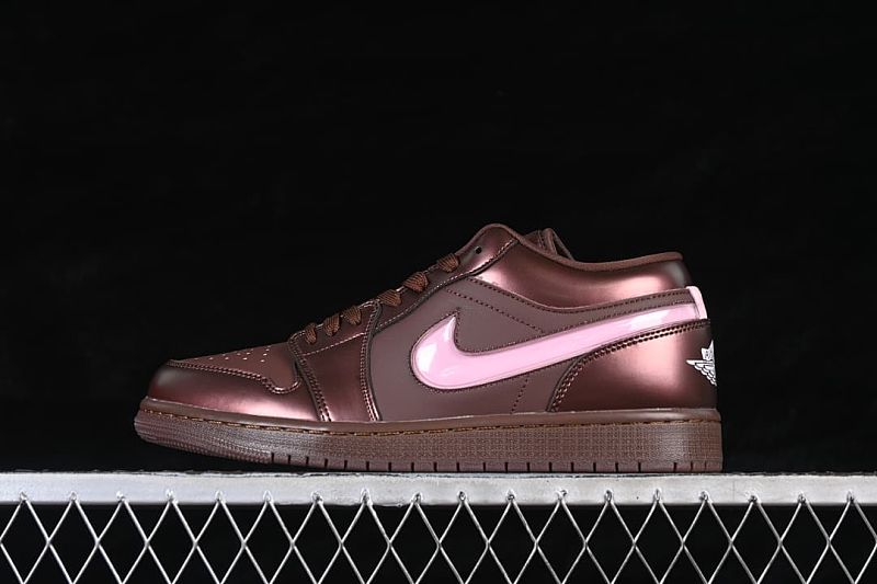 Air Jordan 1 Low Valentine's Day Limited Low-top Retro Culture Basketball Shoes