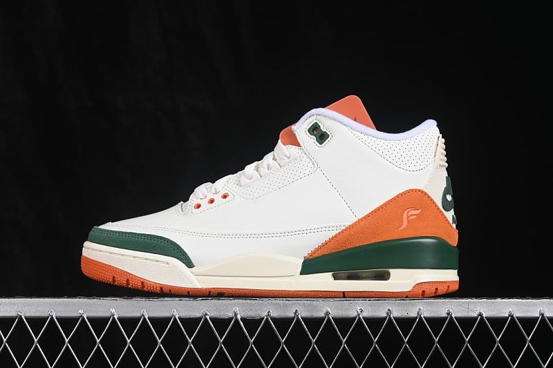 Solefly x Air Jordan 3 Retro Miami White/Green/Orange