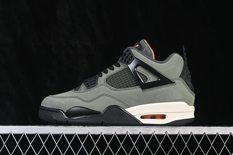 Undefeated x Air Jordan 4 OG AJ4 Olive Suede