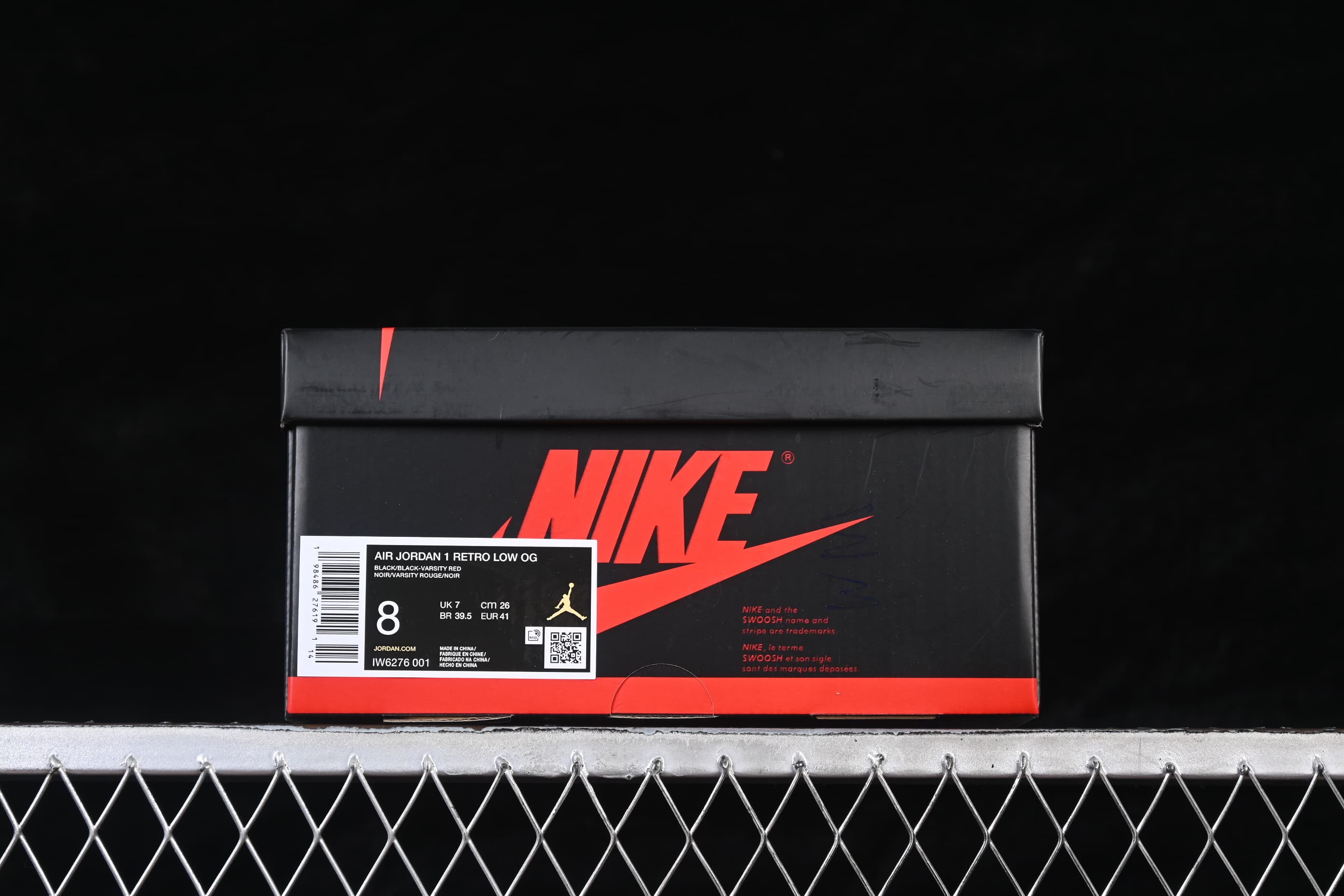 Air Jordan 1 Low Banned Black/Red