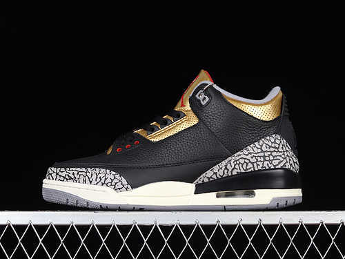 Air Jordan 3 Retro Black Gold