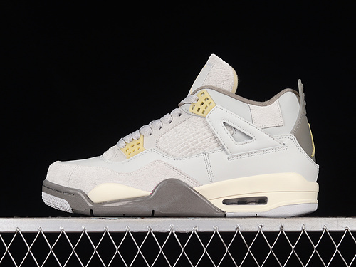 Air Jordan 4 Retro Craft Grey Cement