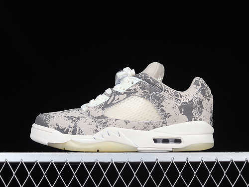 Air Jordan 5 Low Expression Suede White