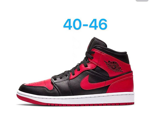 Air Jordan 1 Mid Black/Red