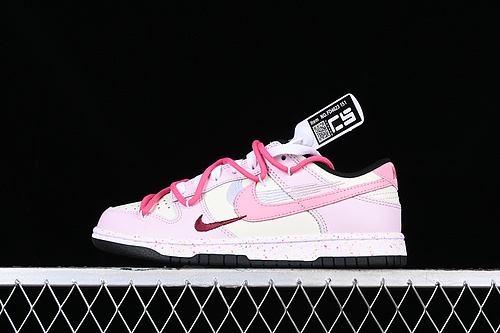 FD4623-151 06.jpeg Nk Dunk Low Multi Color Energetic Triple Swoosh Custom Deconstructed Strap Casual Skate Shoes