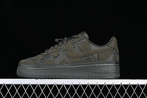 C Version Billie Eilish x Nike Air Force 1'07 Low Mushroom Billie Eilish Collaboration Air Force 1 Low-top Casual Skate Shoes DQ...