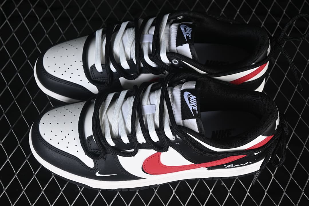 BR0620-121-2 06.jpeg Nike SB Dunk Low Black White Red Swoosh