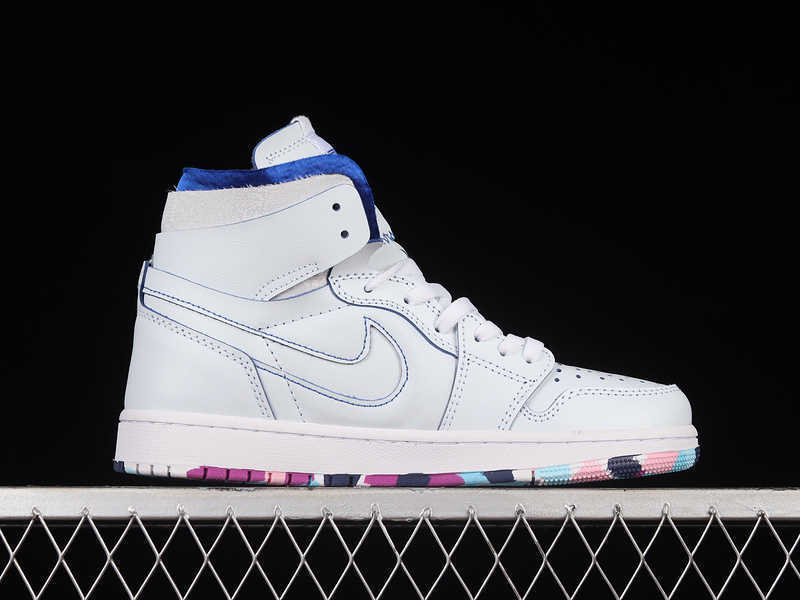 Air Jordan 1 Zoom CMFT 25 Years in China Limited Scratch-off High-top Basketball Shoes DX6...