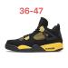 Air Jordan 4 Black Yellow